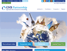 Tablet Screenshot of gnbpartnership.com